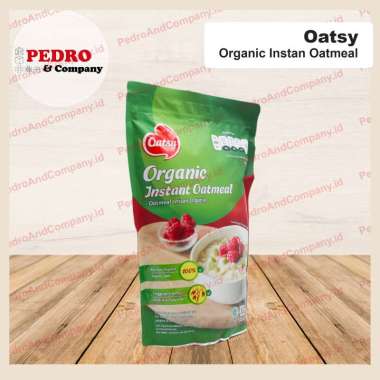 Oatsy Organic Instant Oatmeal 500 gram oatmeal instan organik oat meal