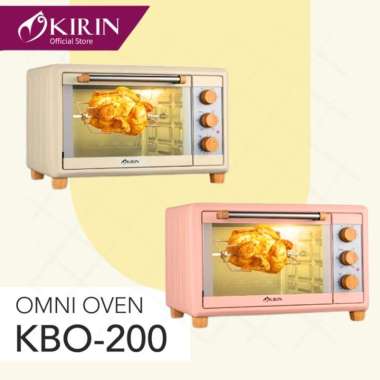 KIRIN OVEN LISTRIK KBO 200 KBO-200 WHITE OMNI OVEN KAPASITAS 20 LITER LOW WATT WHITE