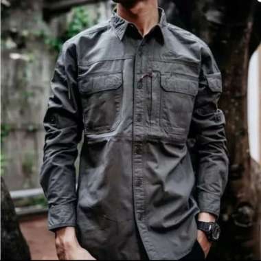 Kemeja Eiger Escrapment XTR LS Shirt 4207 Grey