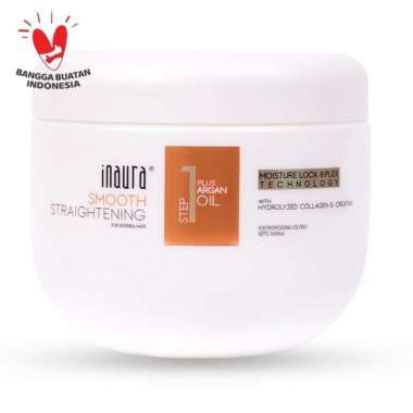 Ready. Inaura Smoothing Inaura 1kg Straightening 1000 ml / Inaura Pelurusan Rambut 1000ml STEP 1 SMO