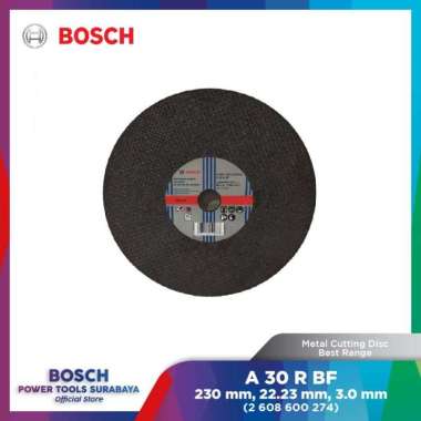 Mata Gerinda Potong Besi 9" Bosch A 30 R BF 230x22.23x3.0mm Best Range