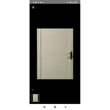 Pintu Aluminium tebal 70x200