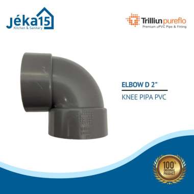 TRILLIUNPUREFLO ELBOW D 2 INCH | KENI PIPA | KNEE PIPA PVC 2 INCH