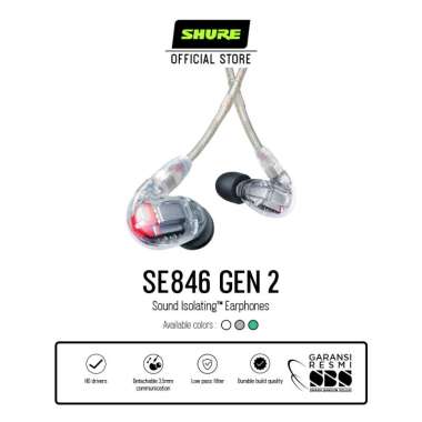 Shure Sound Isolating™ Earphones SE846 GEN 2 SE846G2CL
