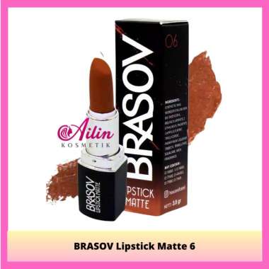 BRASOV Lipstick Matte | Lipstik Matte BPOM 6