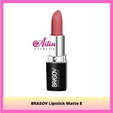 BRASOV Lipstick Matte | Lipstik Matte BPOM 8