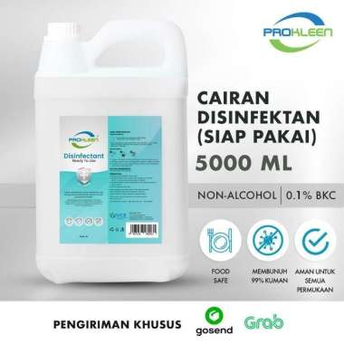 Disinfectant KONSENTRAT Antiseptik Disinfektan PROKLEEN 5L - Siap Pakai