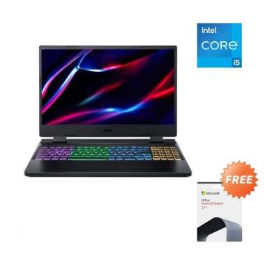 Acer Nitro 5 AN515-58-55E6 Gaming Laptop [FHD 15.6" 144Hz/i5-12500H/RTX 3050 4G/8G/512G/W11/OHS 2021/NH.QFHSN.002] Free Bag 16GB / 1TB