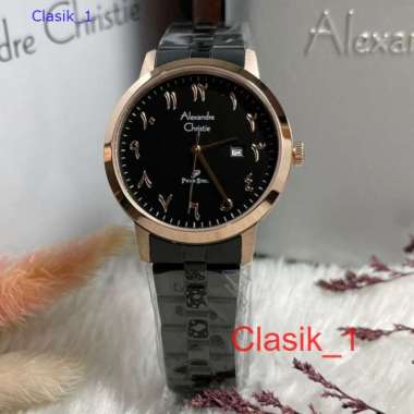 Original 100%!! Alexandre Christie Wanita AC 1024 AC1024 Rantai Garansi Resmi - Rosegold Garansi Res