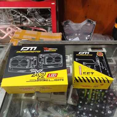 lampu tembak motor mobil lampu duromoto X2 Original X2 + RELAY