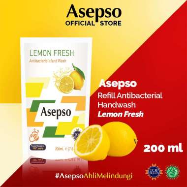 ASEPSO HAND WASH REFILL LEMON FRESH 200 ML