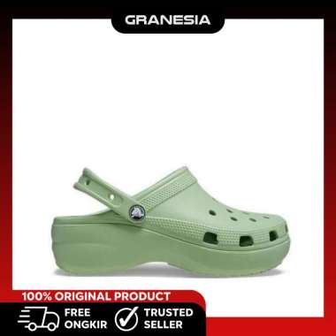 Crocs Classic Platform Clog Women 206750374|Sendal Sepatu Wanita 34.5