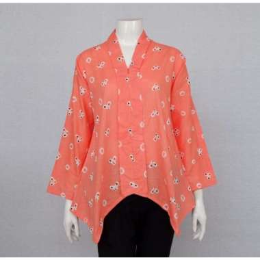 BLOUSE SEMI KEBAYA LINGGAR AYU JUMBO | BLUS SEMI KEBAYA JUMPUTAN HANDMADE ASLI SOLO XXXL Peach