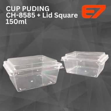 Cup Puding CH-8585+Lid 150ml Cetakan Dessert Cup Jelly Cup (1000pcs) Multivariasi Multicolor