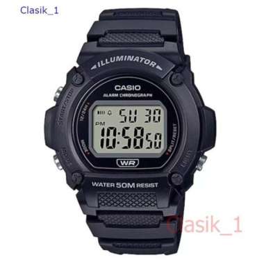 Original 100%!! CASIO W-219H-1AVDF Jam Tangan Pria W219H