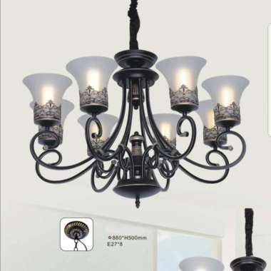 FL 4182 / 8 LAMPU GANTUNG MINIMALIS KLASIK DEKORASI HIAS RUANG TAMU