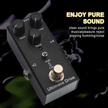IRIN Pedal Efek Gitar Ultimate Drive Overdrive Effects True Bypass 9V BF-02 Kalimba Alat Musik Tombo