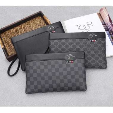 Ennwen BC05 Business Clutch Model Vegas / Tas Tangan Handbag Pria honeycomb