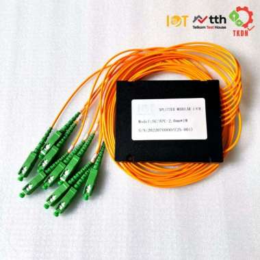 Spliter IOT Splitter 1x8 PLC Modular 1:8 UPC APC UPC BIRU