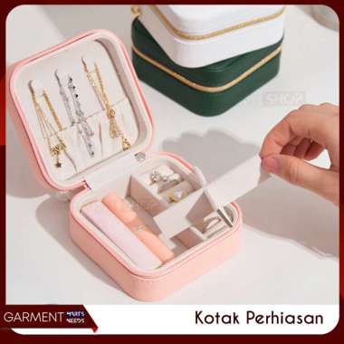 Kotak Perhiasan Mini Tempat Penyimpanan Anting Kalung Cincin Murah Bagus Jewerly Box Emas Estetik PA