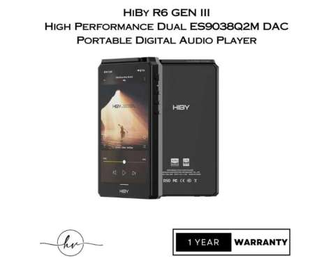 Hiby R6 Gen 3 III Digital Audio Player Music Player DAP