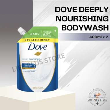 Promo Harga Dove Body Wash Deeply Nourishing 400 ml - Blibli