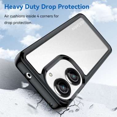 CASING ASUS ZENFONE 10 CASE TRANSPARENT SHOCKPROOF SOFTCASE PREMIUM ZENFONE 10 HITAM