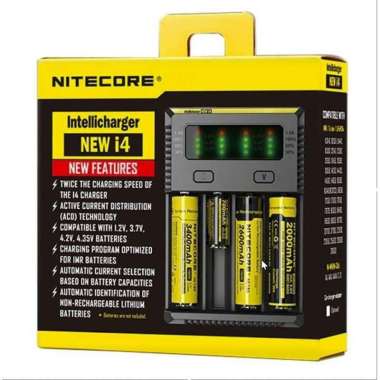 Charger Nitecore i4 universal charger 18650 26850 AA AAA universal
