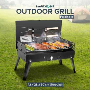 TaffHOME Alat Panggang Arang BBQ Outdoor Grill Stove Foldable