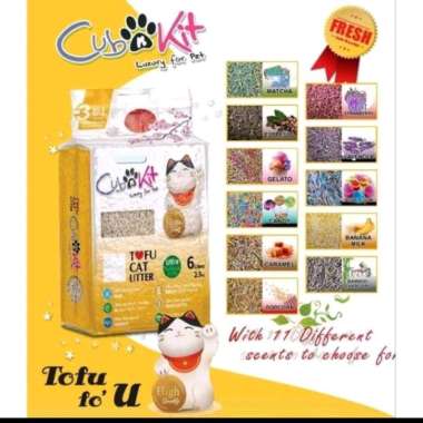 CUB N KIT TOFU 6L 2.5KG SOYA CAT LITTER PASIR WANGI