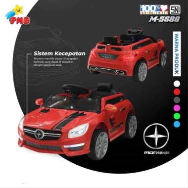 MOBIL AKI MAINAN ANAK PMB 5688 MORAINE REMOT Merah