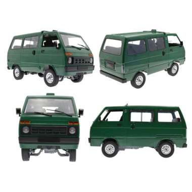 WPL D42 RED ATAU GREEN RC CAR MINIBUS HIJET 1980 2.4GHZ FULL PROPO Hijau