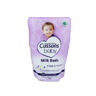 CUSSONS BABY MILK BATH BLUEBERRY 400ML