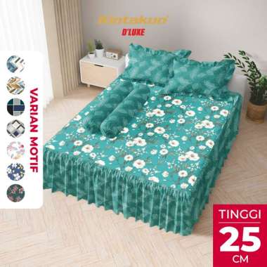 Kintakun DLUXE Sprei Set Rumbai Tinggi 25cm 160x200 King Aesthetic B2 Multivarian Zahara