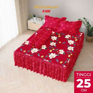 Kintakun DLUXE Sprei Set Rumbai Tinggi 25cm 160x200 King Aesthetic B2 Multivarian Diana