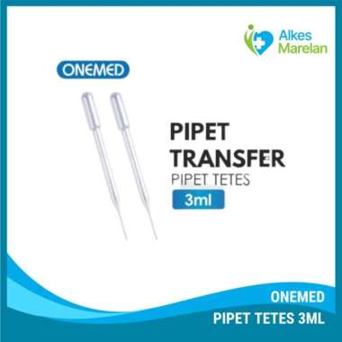 ONEMED - Pipet Tetes 3ml / Pipet Tetes 1ml / Pipet Tetes Plastik 1ml