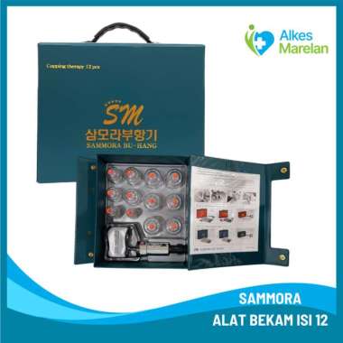 SAMMORA - Alat Bekam Sammora Premium Biru / Paket Kop Angin sammora 12