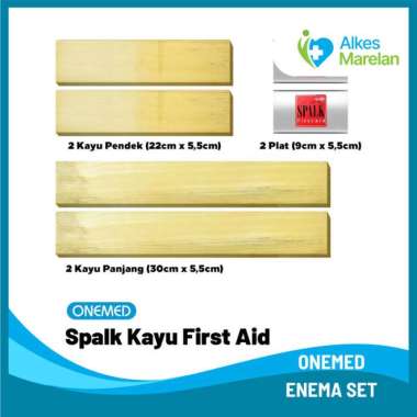ONEMED - Spalk Kayu / Bidai Tangan Kaki Patah Tulang