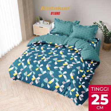Kintakun DLUXE Bedcover Set Rumbai Tinggi 25cm AMADEA 160x200 / 180x200 Minimalis Aesthetic B2 - Var