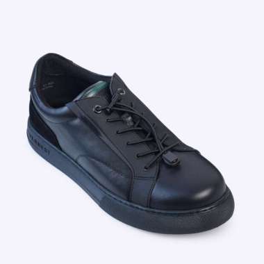 EM11 SEPATU EVERBEST SNEAKER PRIA ORIGINAL CASUAL KETS KULIT ASLI ORI ALL FULL BLACK HITAM POLOS