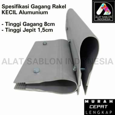 GAGANG RAKEL KECIL ALUMUNIUM P 35CM ALAT SABLON PEGANGAN RAKEL Multivariasi Multicolor