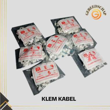 Klem Kabel Paku Beton Klem Paku NO 9