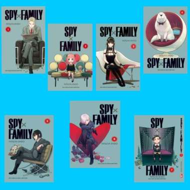 komik spy x family 1 2 3 4 5 6 7 8 Endou Tatsuya Multivariasi Multicolor