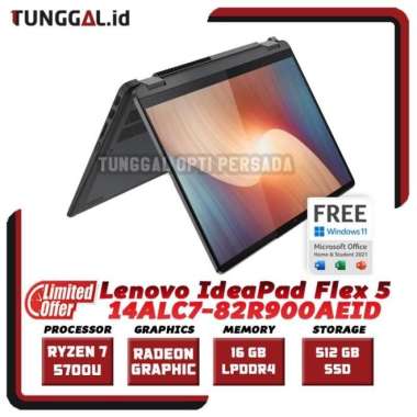 LENOVO IdeaPad Flex 5 AEID RYZEN 7 14" IPS TOUCH 16GB 512GB W11+OHS