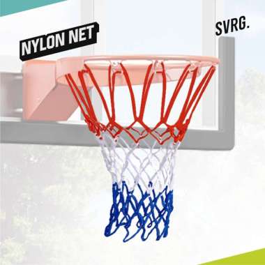 Jaring Tali Ring Basketball Bahan Polyester dan Rantai Net Polyester