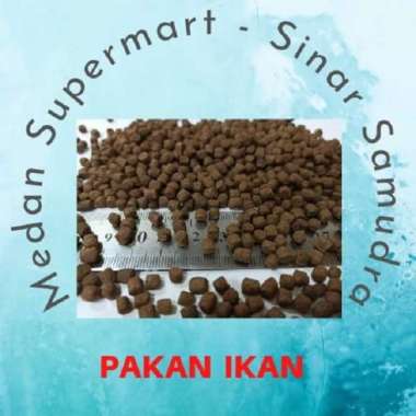 Pelet / Pakan Ikan Gurame/Nila/Lele/Koi Uk.3mm 1Kg