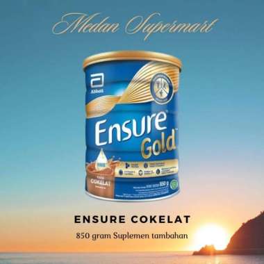 Abbott Ensure Vanila / Cokelat 900gr susu dewasa Cokelat
