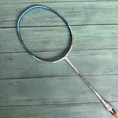 RAKET BADMINTON bulutangkis Li ning LINING IGNITE 8 dan 7 ORIGINAL Paket lengkap IG8 white blue
