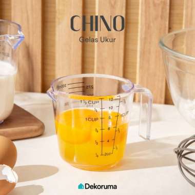 Dekoruma CHINO Gelas Ukur / Gelas Takar 300ml Bening - Measuring Glass
