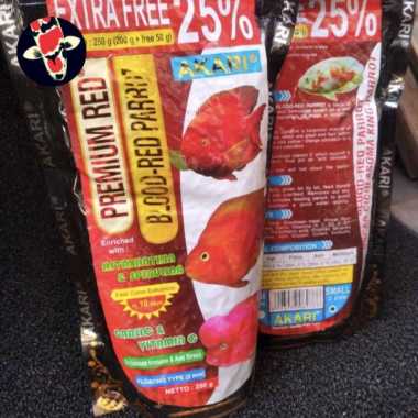 AKARI PREMIUM RED BLOOD RED PARROT 250 GRAM